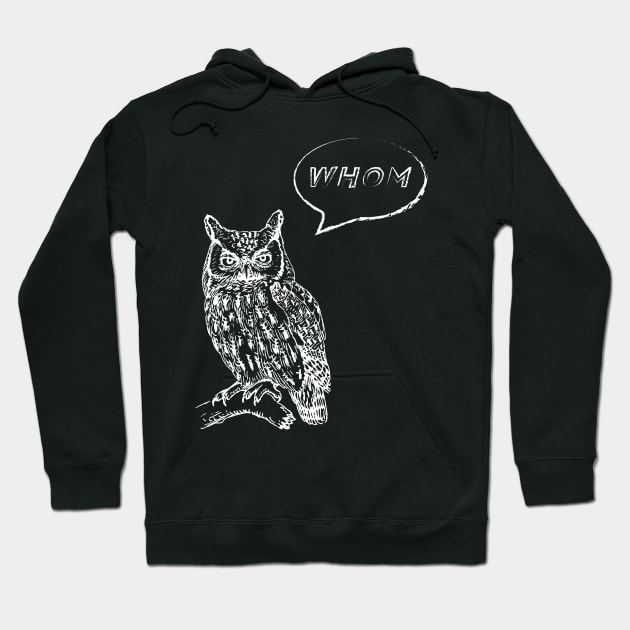 An Owl's Whom Hoodie by andsteven